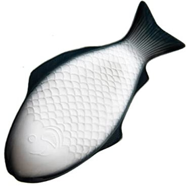 Cabilock Ceramic Fish Shaped Plate Dunkelgrün Kreative Servierplatte Für Snacks Und Meeresfrüchte Für Familienfeiern Hochzeiten Und Restaurants