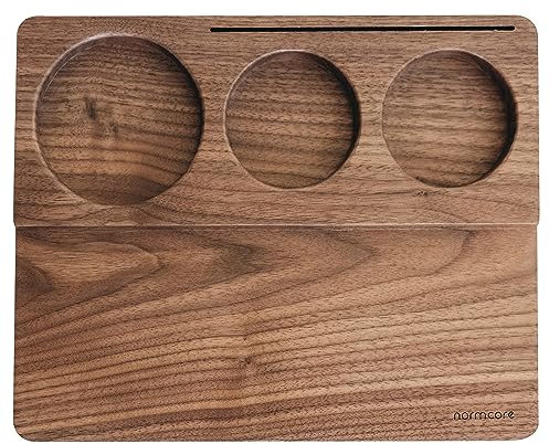 Normcore Tamper Mat, Coffee Tamper Station 51 mm 54 mm 58 mm for Barista Made of Original Walnut, Espresso Tamper Mat Barista Accessories for Portafilter, Tamper Tray, Coffee Tamper Mat