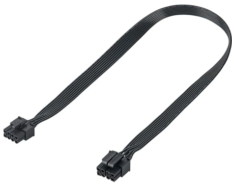 YieJoya CPU 8Pin Stecker auf 8 Pin (4+4 abnehmbar) Stecker für Seasonic Netzteil EPS-12V Motherboard Power Adapter Kabel