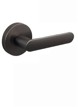 Kanalschloss, einfacher Innentürgriff, Schlafzimmer, Abstellraum, Griffschloss, einzelne Zunge, Brandschutztür, Gang, dreipoliges Kanalschloss (Size : Gun Grey)