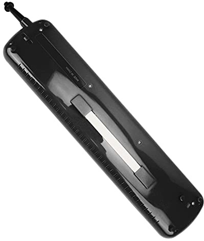 Melodica 37 Tasten Keyboard Blasmusikinstrument für Anfänger, Professionelles Training, Blau (BLACK)