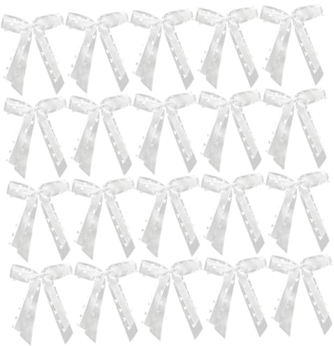 COLLBATH 30pezzi Fiocchi Decorativi Per Matrimonio Cuori Eleganti Addobbi Per Auto Nuziali e Decorazioni Per Cerimonie Facili Da Applicare e Versatili Per Ogni Occasione Romantica
