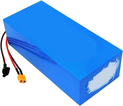 Batterie Li-ION E-Bike 48V 60V 8AH 10AH 12AH 15AH 18AH 20AH 25AH 30AH Batterie Lithium-ION pour Vélo Électrique Batterie Au Lithium pour Moteur 1000W [Classe Énergétique A] 60V10AH,XT60
