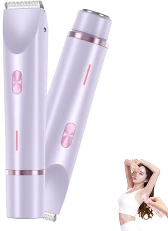 Trim Pod 2.0 Dual Head Shaver for Women, Rasuradora Intima Mujer IPX7 Waterproof Electric Hair Trimmer - Wet and Dry Rechargeable