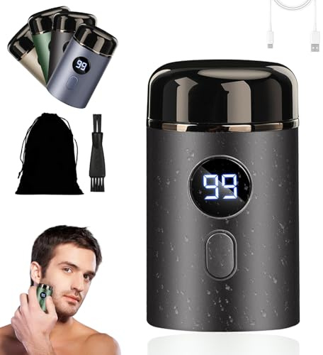 Easy Trim Rasoir, Mini Rasoir éLectrique Pour Hommes, Easy Trim Rasoir Partie Intime, Mini Rasoir Electrique Homme, Lavable, Sans Fil, Usb, Pour Voyage, Humide Et Sec, Pour Hommes Et Femmes (Gris)