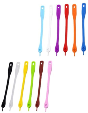 Toyvian Marcatori Per Bicchieri Da Vino in Silicone Alimentare, Segnabicchieri Riutilizzabili Design Perforato, Set Da 12 Pezzi Colorati Per Feste, Bar, Matrimoni e Uso Domestico