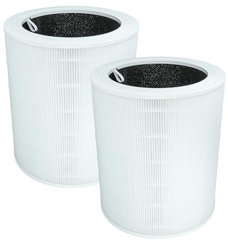 vhbw 2 x HEPA-filter kompatibelt med Levoit Core 600S luftrenare - ersättningsfilter