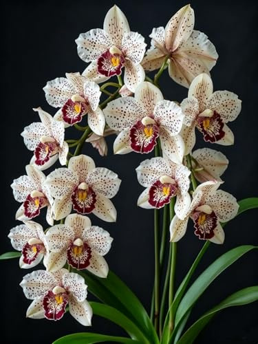 Rizomi di Cymbidium resistenti, Orchidee da esterno, Varietà di orchidee selezionate, Profumate, Perfette da esporre sui balconi.-8 Rhizome-H