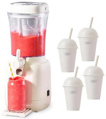 Dash Slushie Machine & Frozen Drink Maker - Make Slushys, Frozen Margaritas, Frosé & More - Easy-to-Clean Device & Drip-Free Dispensing - One-Touch Operation - 32 Oz