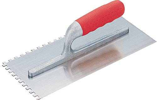 TRIUSO Glättekelle Premium, Rechteckzahnung, 10 mm, 130 x 280 mm - 211110