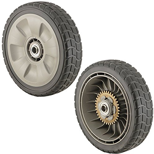 Honda Lot de 2 roues arrière pour tondeuse à gazon 42710-VE2-M02ZE (remplace 42710-VE2-M01ZE)
