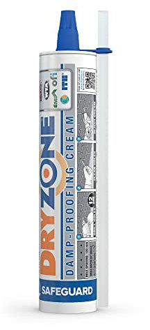 Dryzone DPC 310 ml – Trattamento anti-umidità, in crema con applicatore a iniezione, per umidità di risalita