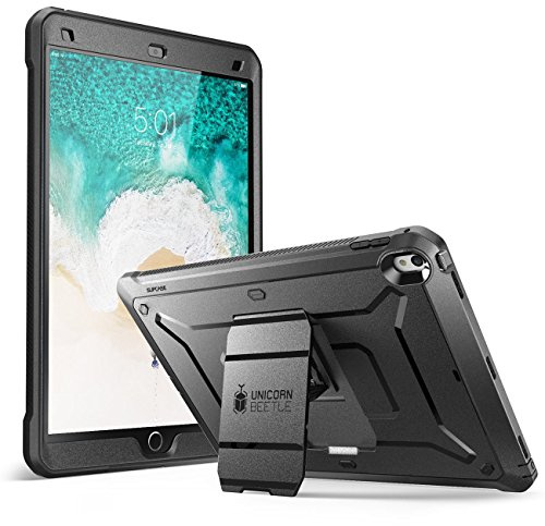 SUPCASE Outdoor Hülle für iPad Pro 10.5'' 2017 iPad Air 3 (2019) Case 360 Grad Schutzhülle Full Cover [Unicorn Beetle PRO] mit Displayschutz, Schwarz | 360 Grad Schutzhülle Robust Cover [Unicorn Beetle PRO] mit Displayschutz und Ständer