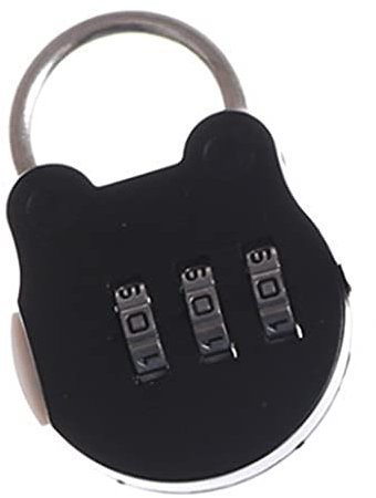 6 Farben Mini-Vorhängeschloss, 3-stellig Buntes Kombinationsschloss, Cartoon-Form Kombination Gepäckschlösser für Koffer, Schrank, Schreibtisch, Rucksack 1/2 Stück