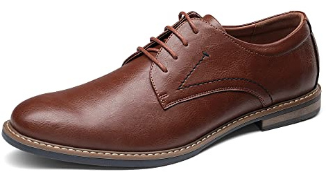 Bruno Marc Zapatos Vestir Derby Hombres Cordones | Elegancia Atemporal, Suela TPR Ligera, Soporte Látex, Cordones Derby, Esencial Armario