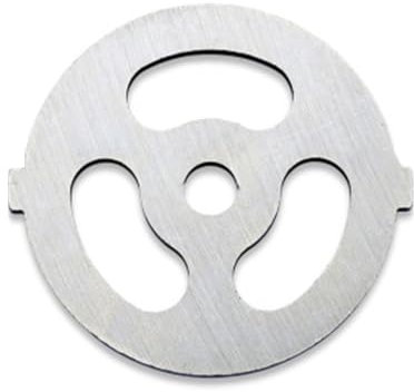 Zoegneer Meat Grinder Accessories, Meat Grinder Blade, Stainless Steel Grinder Plate for Household Meat Grinders(3 Holes)