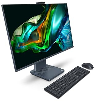 Acer Aspire All-in-One PC S32-1856 80 cm (32) QHD-Display, Intel Core i7-1360P, 32GB RAM, 1TB M.2 SSD + 1TB HDD, Windows 11 Home