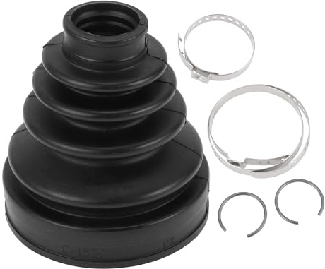 HEROFFIX 1 Set CV Joint Boot Kit for Toyota 4Runner 2024 for Lexus GX460 2011-2023 Inner Constant Velocity Joint Boot W/Clamps No.443760090 Black Rubber