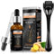Haarwachstum Serum Derma-roller 0.5mm, Ingwer Haare Wachstum Set, Microneedling Roller mit Haarserum, Ingwer Haarwachstums Öl, Haaröl Wachstum für Haarwachstum Beschleunigen und Anti-Haarausfall