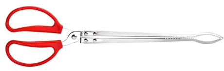 SZLIFE Pinze per granchi vivi, pinze Multifunzione in Acciaio Inox, Portatili per, per anguille, Pesca di gamberi, casa, Punta Curva