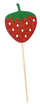 LABRIMP Palillos Piezas Pasteles de Diseño para Papel Frutas 12 en Verano Decoraciones Creativas y Hawaiana para Cupcakes Tartas Fiesta