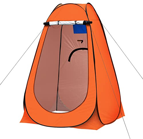 TUKAILAI Camping Toilettenzelt Duschzelt Pop Up Umkleidezelt Privatsphäre Toilette Umkleidekabine Lagerzelt Mobile Outdoor WC Zelt für Camping & Beach, mit Tragetasche 150 x 150 x 190 cm