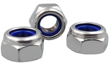 DeVow Linksgewinde DIN985 Selbstsichernde Mutter M4 M5 M6 M8 M10 M12 M14 M16 Edelstahl A2 Nylock SUS 304 Verriegelung(M12x1.75 (5pcs))