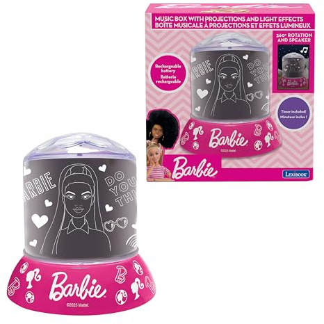 LEXiBOOK, Barbie Projection Nightlight, NLJ035BB