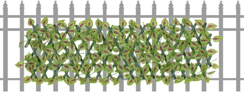 Pannello Di Recinzione Finto Decorativo,Schermo Privacy Espandibile Flessibile Estendibile Decorativo | Rotolo Schermante Di Siepe Artificiale | Per Famiglia Amici Studenti Uomini Donne Soggiorno Balc