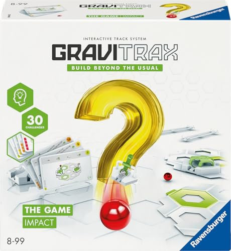 Ravensburger GraviTrax The Game Impact - Logikspiel für Kugelbahn Fans, Konstruktionsspielzeug für Kinder ab 8 Jahren