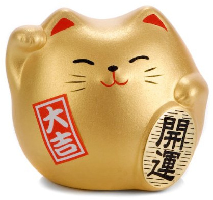The Japanese Shop Small Feng Shui Good Fortune Lucky Cat