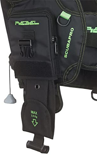 Scubapro Rebel BCD Gewichts-Taschen-Set, kleiner Taucher