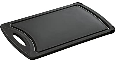 Zassenhaus Schneidbrett EASY CUT, schwarz, 32×20 cm, beidseitig nutzbar