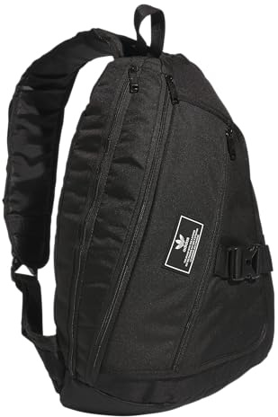 adidas Originals Unisex-Erwachsene Originals National Sling Rucksack Tasche, Schwarz, Einheitsgröße