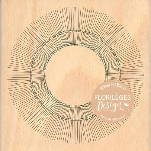 Florilèges Design FGA322015 Holzstempel, Farbe: Holz, 10 x 10 cm