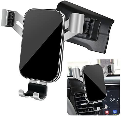LUNQIN Car Phone Holder for Mitsubishi Outlander 2014-2021 and Mitsubishi Outlander PHEV 2018-2022 Auto Interior Accessories Best Cell Phones Mount Cellphone Mobile Cradle Charging Navigation Bracket