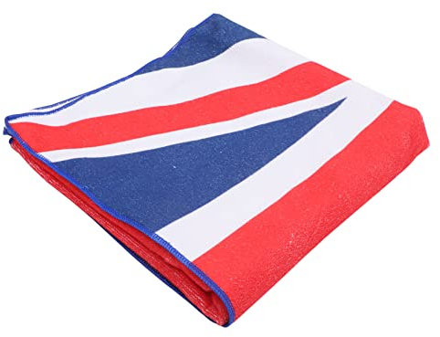 BESTonZON Strandtuch Union Flagge Superfeine Faser Schnelltrocknend Leicht Vielseitig Einsetzbar für Strand Pool Reisen Camping Kompakte Größe Wasserabsorbierend