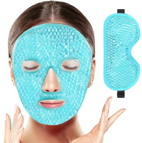BeeVines Mascarilla facial refrigerante, para ojos hinchados