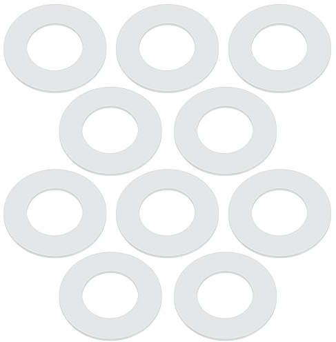Lot de 10 bagues de réduction d'alésage de lame de scie, bague de conversion en acier pour meuleuses d'angle, lames de scie circulaire, outils de travail du bois, 30 x 16 mm