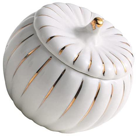 HEMOTON Cuenco De Cerámica con Forma De Calabaza con Tapa Cuenco para Sopa En Forma De Calabaza Cuenco para Al Vapor Tarro para Condimentos Vajilla para Acción De Gracias De
