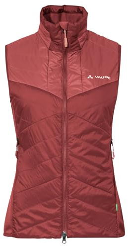 VAUDE Sesvenna Vest IV - Chaleco aislante para mujer con relleno PrimaLoft, chaleco deportivo para mujer con inserciones elásticas, impermeable y transpirable, ideal para excursiones de esquí y