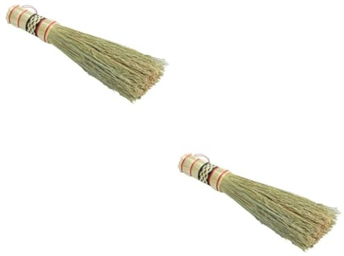 minkissy 2St natürliche Topfbürste Holzwerkzeuge Küchenbürste Pinsel küche Kitchen Brush Wäscher Wok-Werkzeuge Küchenversorgung Bambus Kochutensilien Holzschüssel Spülbürste