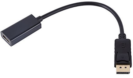 Beufee Adaptador Displayport A HDMI, 2 Uds. Adaptador Convertidor De Cable Displayport Macho A HDMI Hembra Convertidor Displayport A HDMI para PC