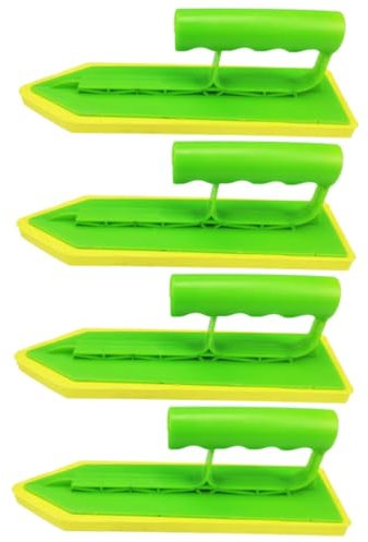 Gadpiparty 4stücke Gummi-schwamm-flotter Handliches Grout-werkzeug Für Fliesen Tragbare Kelle Für Fugenmörtel Für Boden Und Wandfliesen Effizient Und Komfortabel Der Anwendung