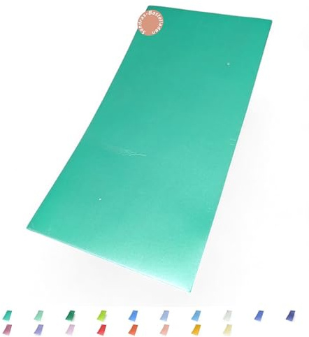 Sandras-Bastelladen - Pearl - Kerzen Verzierwachsplatte - 200 x 100 x 0,5mm Türkis