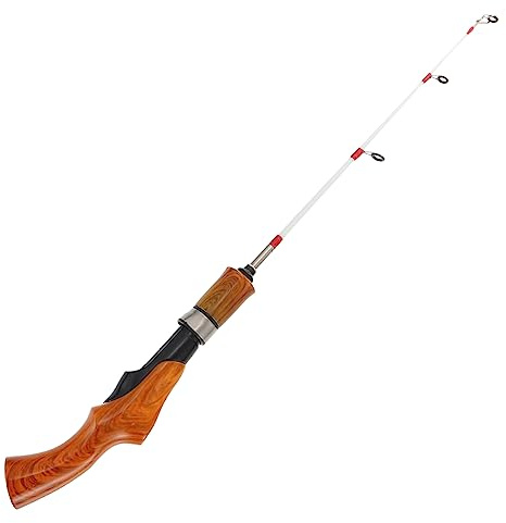 Sosoport Kurze Teleskop Angeln Für Eisfischen Leichtes Langlebiges Angelzubehör Mit Anti Rutsch Griff Verstellbare Winterangelrute Für Outdoor Fischen