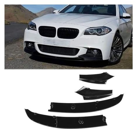 Frontspoiler Lippe Für B&MW 5er F10 F11 2011–2017 Frontstoßstange Lippe Kinnspoiler Kohlefaser-Look Frontdiffusor