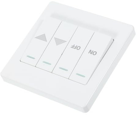 Veemoon Garagentor-öffner Garagentorknopf Toröffner Universelles Garagentor Tür Garagenteil Garagenversorgung Tastatur Für Garagentore Garagentor-wandknopf Garagenzubehör Abs Weiß