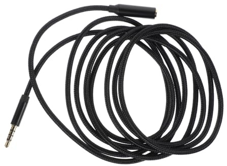 CLISPEED 2m Prolunga Audio da Cavo da Femmina Maschio Prolunga per Cuffie e Telefono Cavo Aux Accessorio per Audio