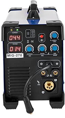 Macchina per Saldatura, MIG MMA TIG 3 in 1 Mig Welder Welding Machine 270A Mig MMA Saldatore Combo